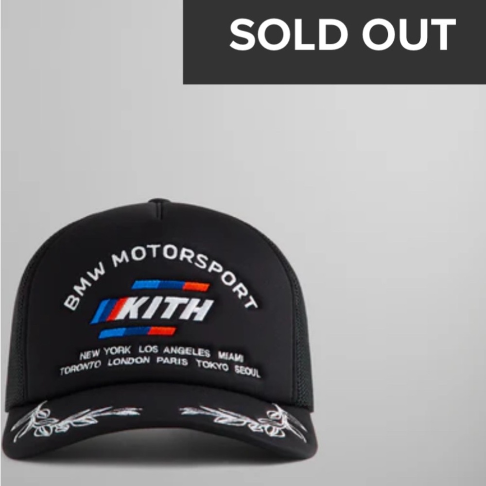Kith for BMW M Nolan hat 

Black - sold out everywhere
